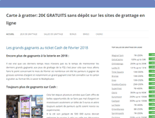 Tablet Screenshot of carte-a-gratter.net